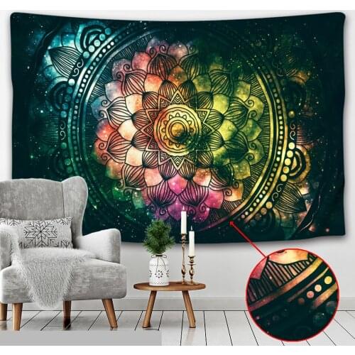 Ndian Mandala Tapestry Wall Hanging Sandy Beach Throw Rug Blanket Camping Tent Travel Mattress Bohemian Sleeping Pad Tapestries