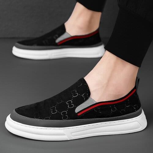 2021 spring and autumn new trend fashion all-match breathable ice silk canvas shoes mens quick-drying sneakers new balance