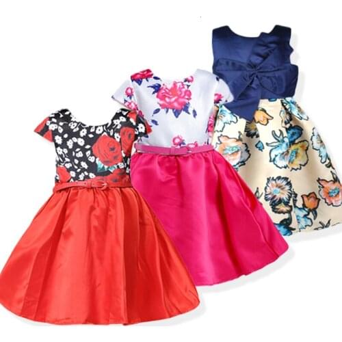 2019 Girls Princess Dress Kids Chiffon Flower Dress Lace Embroidered Tank Top Dress Childrens Wear INS For Girls 3-12 Years Old