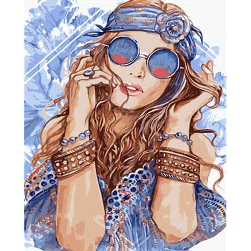 Frame Diy Olie Paint by Number Door Bumbers Abstract Acryl Ver Met Nummers Voor Volwassenen Thuis Decors Gift Easy 40X50Cm