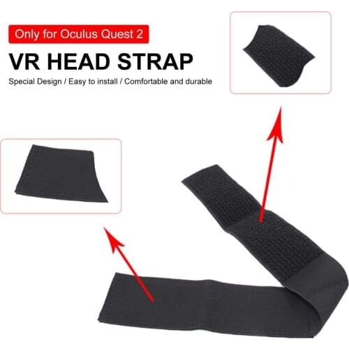 Adjustable Head Strap For Oculus Quest VR Gaming Headset, Oculus Quest Accessories, Reduce Head Pressure