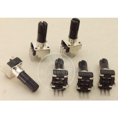 RK0936N RK09 R09 09 type vertical single potentiometer B5K B10K B20K B50K B100K shaft 18mm rachis Plastic handle switch