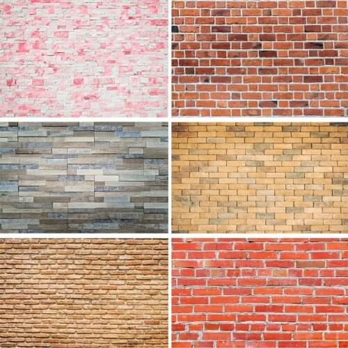 SHENGYONGBAO Art Fabric Photography Backdrops outdoor+Brick wall Theme Photography Background 200206NT-03