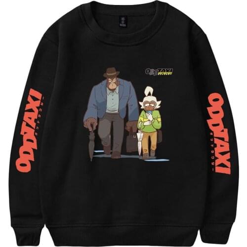 Odd Taxi Anime Crewneck Sweatshirts Women Men Long Sleeve Sweatshirts Hot Sale Casual Streetwear Clothes