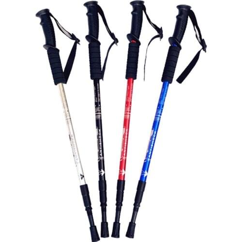 Products 1 Pair (2 Poles) Adjustable Anti Shock Strong & Lightweight Aluminum Hiking Poles for Walking or Trekking