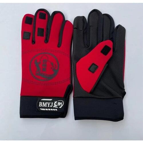 Outdoor Winter Fly Fishing Gloves Waterproof Three or Two Fingers Cut Anti-slip Climbing Keep Warm Hiking Camping Riding Gloves