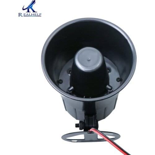 Outdoor Security Sound Siren Horn Speaker Metal DC12V Loud High Volume Home Intrusion Car Vehicle Safety Fire Alarm 110db