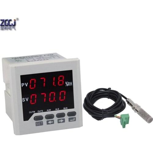 0-99.9%RH Humidity moisture panel meter digital Humidity controller with humidity sensor which bear high temperature