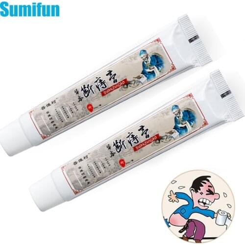 1pcs Hemorrhoids Ointment Relieve Anal Fissure Pain Mint Internal and External Anal Fissure Cream Herbs Medical Plaster 20g