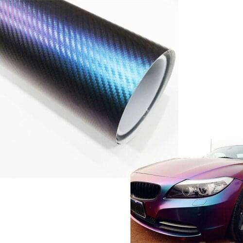 152cm X 60cm Blue-Purple Wrap Sticker Vinyl DIY Waterproof Motorcycle Automobiles Car Styling Wrap Roll Accessories