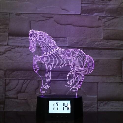 3D Night Light Modeling Lamp USB Interface For Kids Toys Gift Birthday Alarm Timer LED16(2)