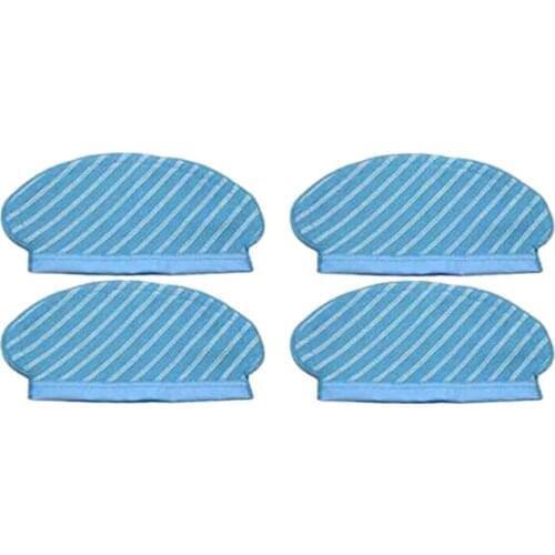 4Pcs Mop Cloth Pads Cleaning Cloths Set for Ecovacs Deebot Ozmo 920 950 Vacuum Cleaner Parts