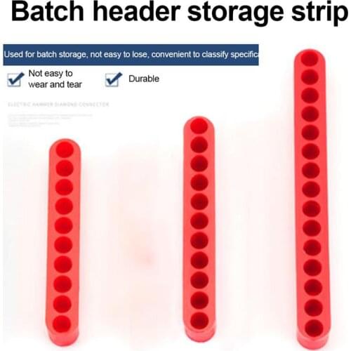 5pcs Hex Bit Organizer Set Portable 11/15 Holes Block Extension Storage Neat Long Screwdriver Bit Holder Screwdriver Parts Case