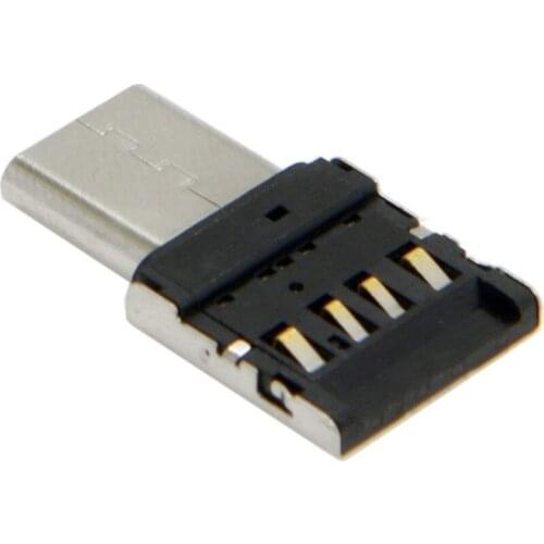 500pcs/lot USB C to USB OTG Adapter For Samsung Galaxy S9 S8 Plus Note 8 Macbook Pro Flash Drive Mini Type C USB-C Adaptor