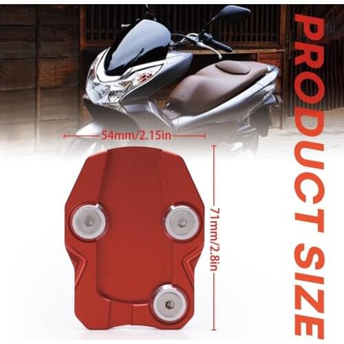 Motorcycle accessories modified side frame bracket non-skid plus base suitable for HONDA PCX125 PCX150 2016 2017 years