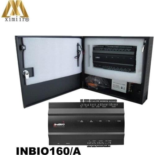 Biometric Door Access Control Board ZK Inbio160 Fingerprint Access Control Panel TCP/IP With Power Supply Box