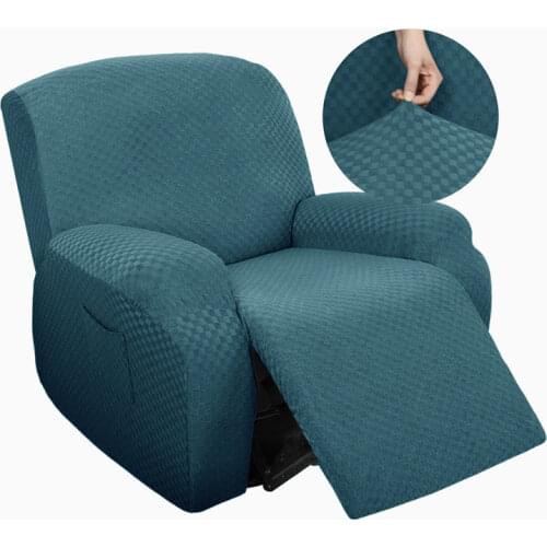 Jacquard Recliner Sofa Cover All-inclusive Massage Deck Chair Covers Spandex Lounge Single Seat Couch Slipcover Armchair Cover