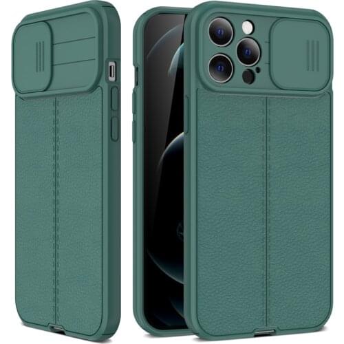 Luxury Leather Texture Soft Shockproof Case For iPhone 13 12 11 Pro Max Mini XR XS X 6S 7 8Plus SE2 Camera Lens Protection Cover