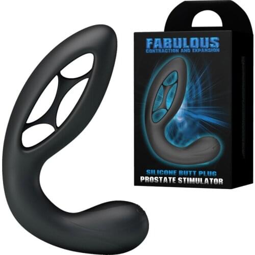 Erotic Silicone 7 Modes Vibrating Anal Plug Rechargeable Butt Plug Vibrator Waterproof Prostate Massager Adult Sex Toys for Men