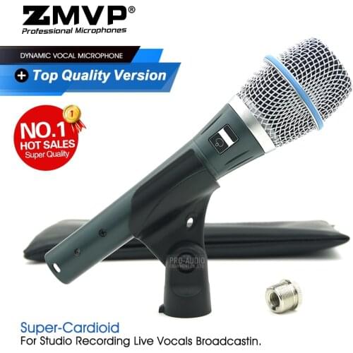 Grade A Quality BETA87A Professional Condenser Wired Microphone Super-Cardioid BETA87 Handheld Mic For Live Vocal Karaoke Studio