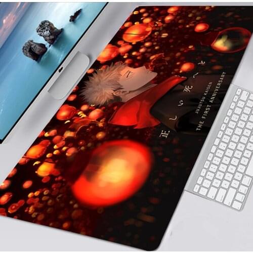 Jujutsu Kaisen XXL Mouse Pad Anime Keyboard Mouse Mat Mousepad Keyboards Gamers Decoracion Desk Mat Gaming Accessories Mausepad