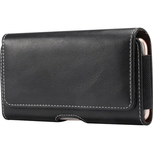 For iPhone 11 Pro Max Leather Belt Case, Leather Pouch Holster For iPhone XS Max / 8 Plus / 7 Plus / 6 Plus Protective Cover