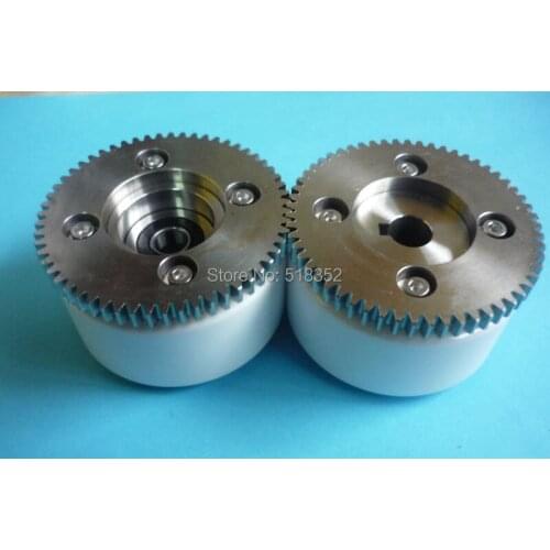 M405 M406 Mitsubishi White Ceramic Pinch Roller Assembly Set with Bearing and Gear for WEDM-LS Wire Cutting Wear Parts