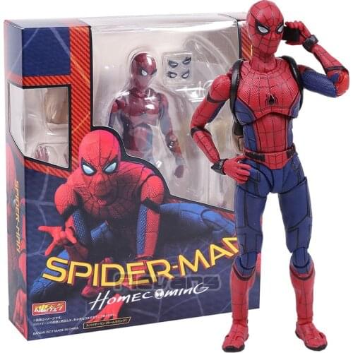 Marvel Avengers 3 SHF Spider Man Homecoming The Spiderman PVC Action Figure Collectible Model Toy