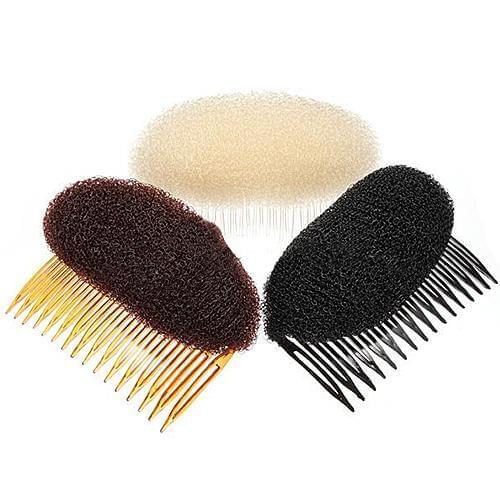 Easy Volume Maker Bouffant Beehive Shaper Bumpits Bump Foam on Comb Hair Styler Hair Sponge Pad