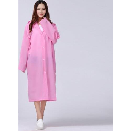 Outside Adult Raincoat Factory Wholesale Mens Fashion Translucent Frosted Thickened Raincoat Women