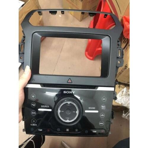 Genuine 4'' to 8'' SONY RADIO CONTROL PANEL BEZEL Fascia fits for Ford Explorer SYNC 1 upgrade to SYNC 2 / Sync 3