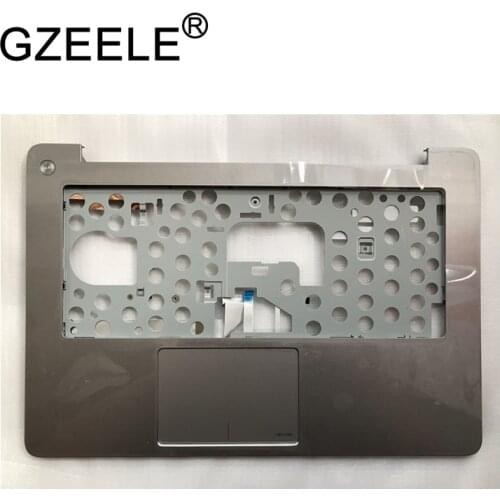 GZEELE new for Lenovo IdeaPad U410 LZ8 Upper case Laptop Palmrest with Touchpad 3KLZ8TALV00 14" TOP COVER Keyboard Bezel Grey
