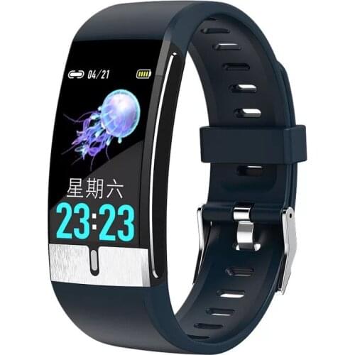E66 Body Temperature ECG PPG Smart Bracelet Fitness Tracker Heart Rate Monitor Al Diagnosis Smart Watch