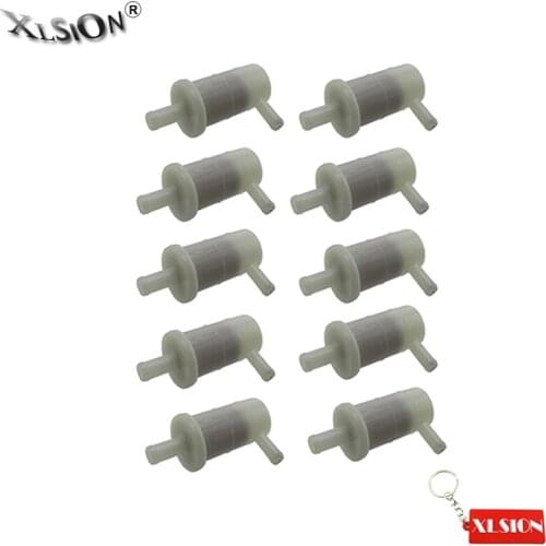 XLSION Aftermarket 10Pcs Gas Fuel Filters For ZZR600 NINJA Kawasaki OEM 49019-1081 ZX-6R ZX-7R ZX-7RR