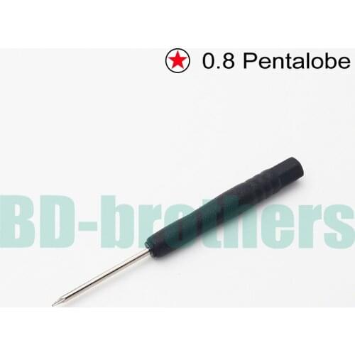 0.8mm 5-Point Pentalobe Screwdriver Pry Open Tool Mini Screwdrivers for iPhone 4G 5G 5G 5S 6 6S 7 6000pcs/lot