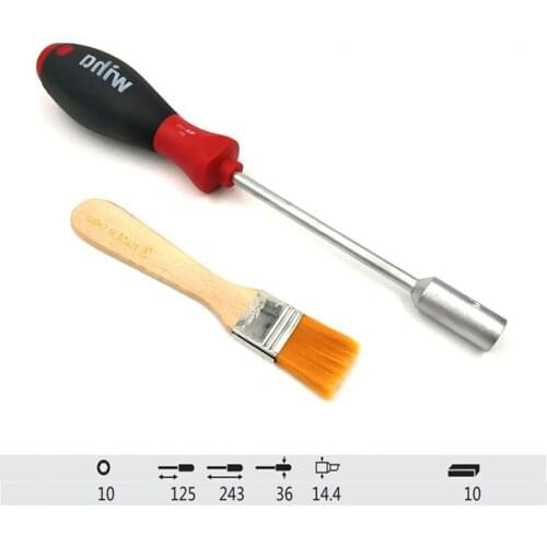 10*125mm Copier Repair Tool Sleeve Screwdriver for Xerox Socket Spanner for Ricoh with Magnetic
