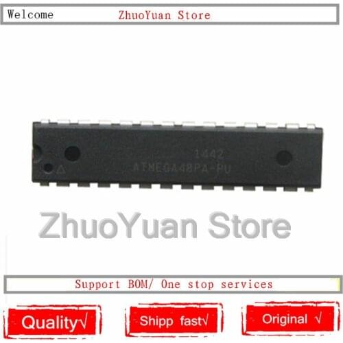 100PCS/lot ATMEGA48PA-PU ATMEGA48PA ATMEGA48 DIP-28 IC chip New original
