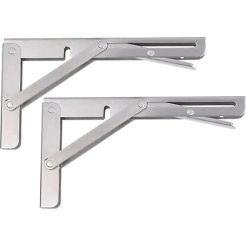 2Pcs Folding Heavy Duty Shelf-Bracket Bench Table Folding Shelf or Bracket Wholesale