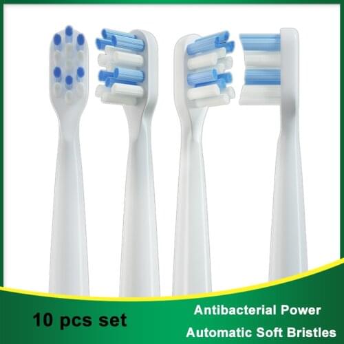 2021 Saky G22 Brush Head Replacement 10 Pcs of Sonic Electric Toothbrushes for Clean Healthy/comfortable DuPont Smart Brush Head
