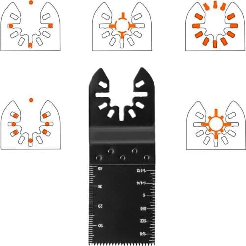 50/20/10/5/2Pcs Multi-Function Saw Blade Accessories Oscillating Saw Blades for Renovator Power Metal Wood Cutting Tool Bits