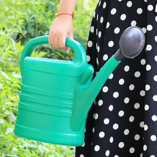 5L / 8L Watering Can Large Capacity Long Mouth Thickened Watering Kettle Sprinkler For Vegetable Flower Garden Tool Water Gun