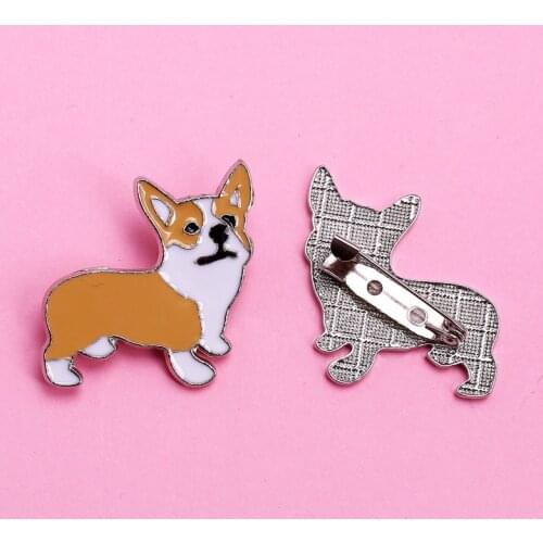 Brooch Pins Brooches-for-Women Jewelry Dogs Handbags Pendant Badge Decorated Cartoon Brooches for Women Fashion Charm Gifts