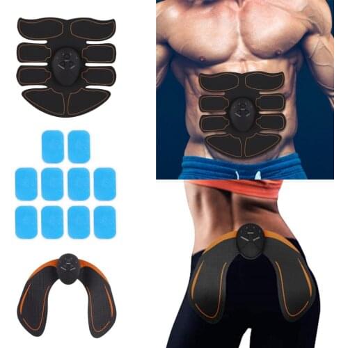 Abdominal Abs Muscle Toner Stimulator Sticker Body Butt Workout Shaper Wireless
