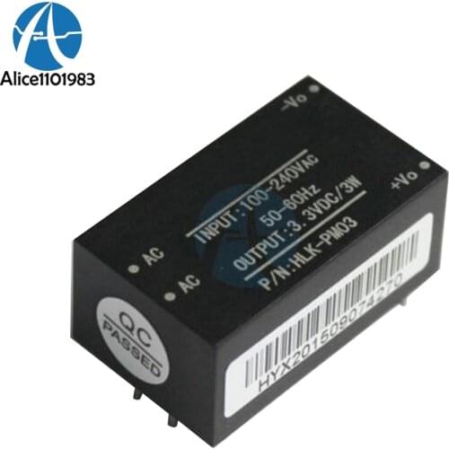 HLK-PM03 AC-DC 220V To 3.3V Step Down Buck Power Supply Module Intelligent Household Switch Converter Low power consumption