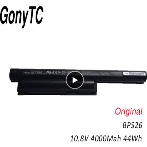 GONYTC BPS26 Laptop Battery For SONY VGP-BPL26 VGP-BPS26 VGP-BPS26A BPS26 BPL26 for VAIO SVE141100C SVE14115 SVE14116 SVE15111