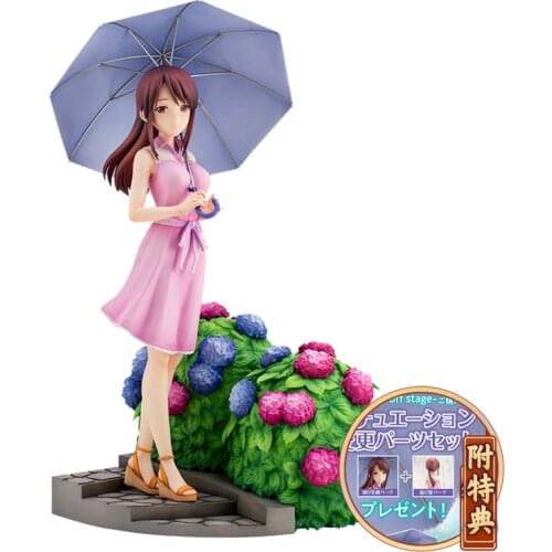Idol Master Cinderella Girls Mifune Miyu 25.5Cm Anime Character Peripheral Model Toy Cute Cartoon Character Doll Collectibles