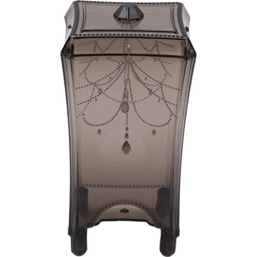 Beauty Makeup Cotton Storage Box Desktop Extraction Boxes Remover Cotton Storage Box Simple Plastic Convenient Transparent Boxes