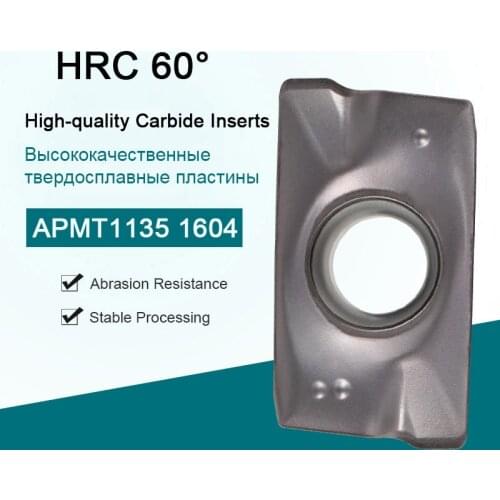 10Pcs Cutters set APMT1604 APMT1135PDER - XM High-quality Carbide Inserts APMT CNC lathe Parts Tool Milling Cutter Turning Tools