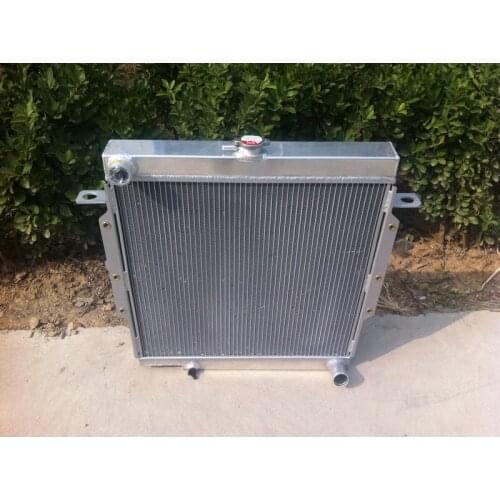NEW Aluminum Radiator For Toyota Land Cruiser 75 Series Landcruiser HZJ75 1990-2001 KIT 91 92 95 98 99 00 56MM 2 ROW