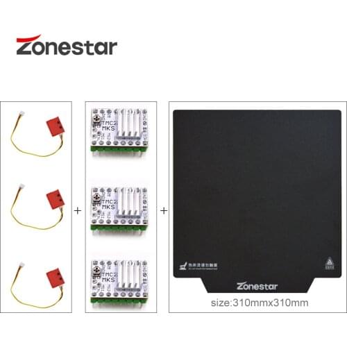 Z9M3 Upgrade Parts 3xTMC2208 3x Filament Sensor 1x Magnetic hot Bed Stickers